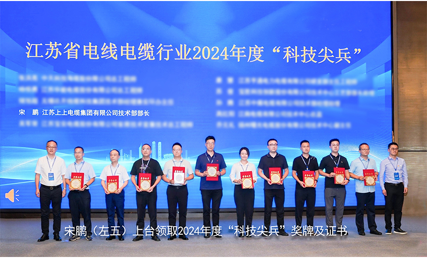 祝贺！壹定发电缆员工获评江苏省线缆行业“科技尖兵”称呼