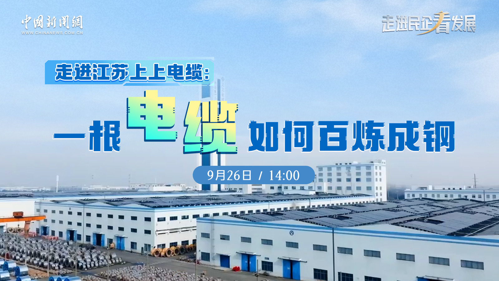 中新网 | 《走进民企看生长》栏目走进壹定发探访电缆怎样“百炼成钢”